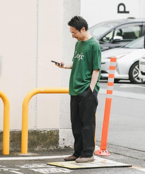 URBAN RESEARCH（アーバンリサーチ）の「LOGIC ONE LOGO T-SHIRTS（Tシャツ/カットソー・メンズ・ブラック/ホワイト/ネイビー/ブラウン/グリーン系その他・LARGE/MEDIUM）」の6枚目の写真
