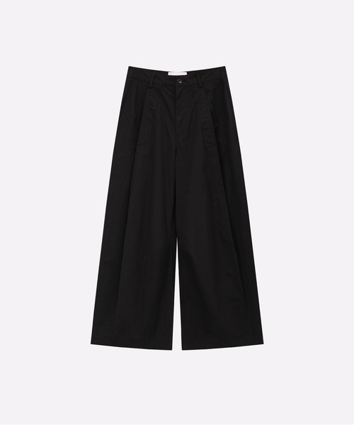 les fees love filles(レフェラブフィユ)の「Sculpted Tailored Trousers(その他パンツ・レディース・ブラック/アイボリー・FREE)」の2枚目の写真