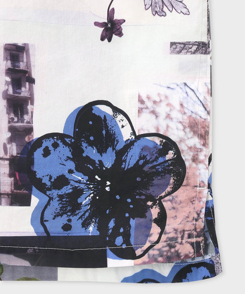 PS Paul Smith(ピーエスポールスミス)の「"Scrapbook Print" オープンカラーシャツ / 262301 695U(シャツ/ブラウス・メンズ・ネイビー/ホワイト/ライトグリーン・MEDIUM/SMALL/X-LARGE/LARGE)」の16枚目の写真