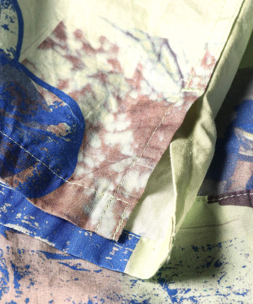 PS Paul Smith(ピーエスポールスミス)の「"Scrapbook Print" オープンカラーシャツ / 262301 695U(シャツ/ブラウス・メンズ・ネイビー/ホワイト/ライトグリーン・MEDIUM/SMALL/X-LARGE/LARGE)」の15枚目の写真