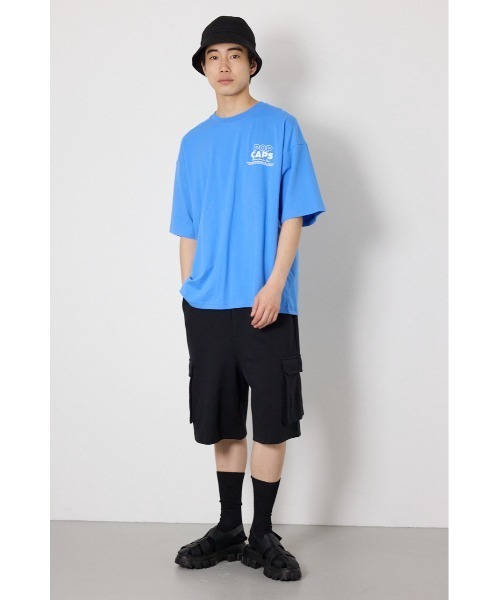 RODEO CROWNS WIDE BOWL(ロデオクラウンズワイドボウル)の「POP CAPS Tシャツ(Tシャツ/カットソー・メンズ・ホワイト/ブラック/ライトブルー・MEDIUM/LARGE)」の7枚目の写真