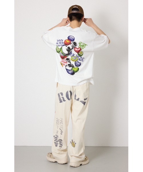 RODEO CROWNS WIDE BOWL(ロデオクラウンズワイドボウル)の「POP CAPS Tシャツ(Tシャツ/カットソー・メンズ・ホワイト/ブラック/ライトブルー・MEDIUM/LARGE)」の13枚目の写真