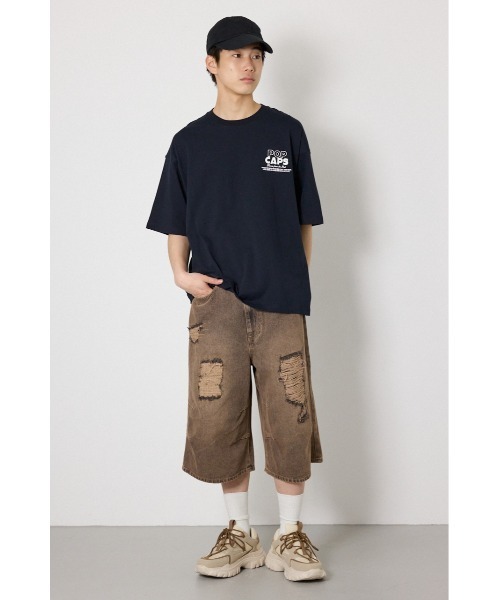 RODEO CROWNS WIDE BOWL(ロデオクラウンズワイドボウル)の「POP CAPS Tシャツ(Tシャツ/カットソー・メンズ・ホワイト/ブラック/ライトブルー・MEDIUM/LARGE)」の17枚目の写真