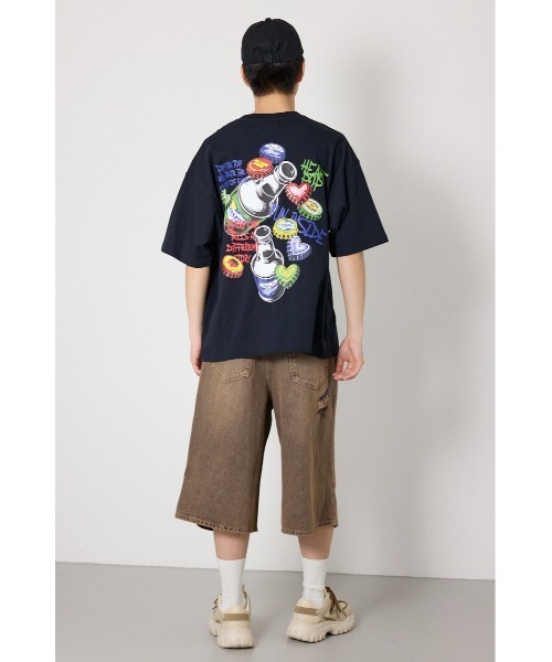 RODEO CROWNS WIDE BOWL(ロデオクラウンズワイドボウル)の「POP CAPS Tシャツ(Tシャツ/カットソー・メンズ・ホワイト/ブラック/ライトブルー・MEDIUM/LARGE)」の18枚目の写真