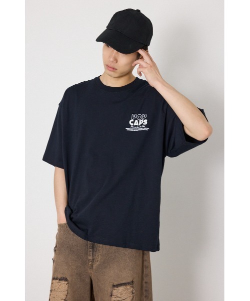 RODEO CROWNS WIDE BOWL(ロデオクラウンズワイドボウル)の「POP CAPS Tシャツ(Tシャツ/カットソー・メンズ・ホワイト/ブラック/ライトブルー・MEDIUM/LARGE)」の14枚目の写真