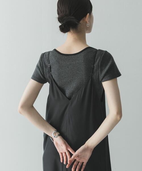 URBAN RESEARCH(アーバンリサーチ)の「『接触冷感』キュプラキャミワンピース(ワンピース・レディース・ブラック/ブラウン・38/36)」の7枚目の写真