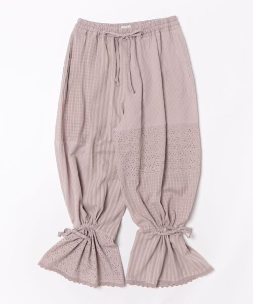 Vivienne Westwood(ヴィヴィアンウエストウッド)の「Lace MIX Overdie Pants(その他パンツ・レディース・ブラック/グレー・FREE)」の1枚目の写真