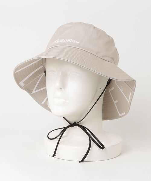 CECIL McBEE（セシルマクビー）の「LOGO HAT ロゴハット（ハット・レディース・ホワイト/ブラック・F）」の2枚目の写真