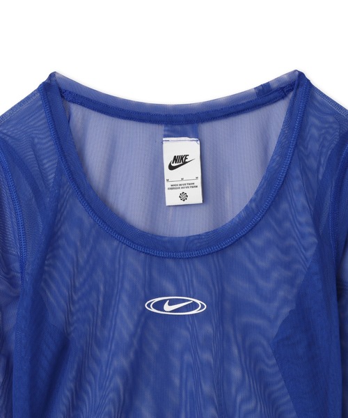 NIKE(ナイキ)の「NIKE AS W NK STREET SHEER LS / ナイキ ウィメンズ ストリート シアー L/S トップ 【SP】(Tシャツ/カットソー・レディース・ブルー/ブラック・S/M/L)」の3枚目の写真