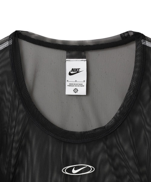 NIKE(ナイキ)の「NIKE AS W NK STREET SHEER LS / ナイキ ウィメンズ ストリート シアー L/S トップ 【SP】(Tシャツ/カットソー・レディース・ブルー/ブラック・S/M/L)」の7枚目の写真