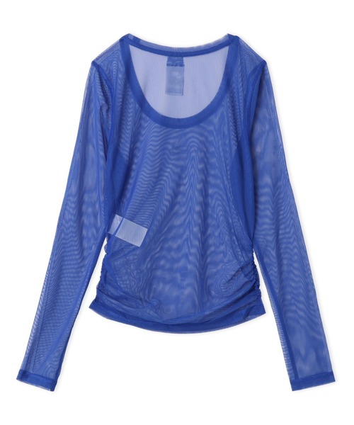 NIKE(ナイキ)の「NIKE AS W NK STREET SHEER LS / ナイキ ウィメンズ ストリート シアー L/S トップ 【SP】(Tシャツ/カットソー・レディース・ブルー/ブラック・S/M/L)」の15枚目の写真