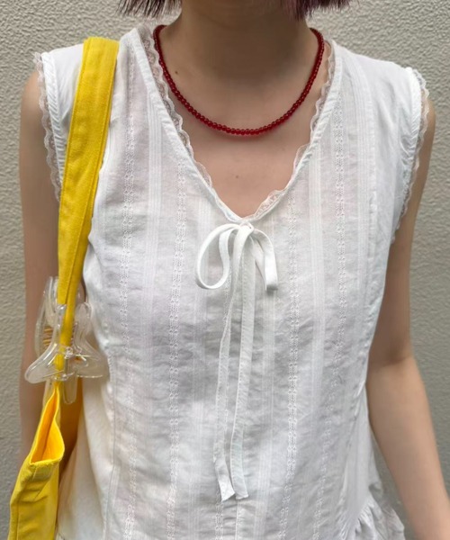 mebole(メボレ)の「ティアードレースチュニック(その他トップス・レディース・ホワイト・FREE)」の14枚目の写真