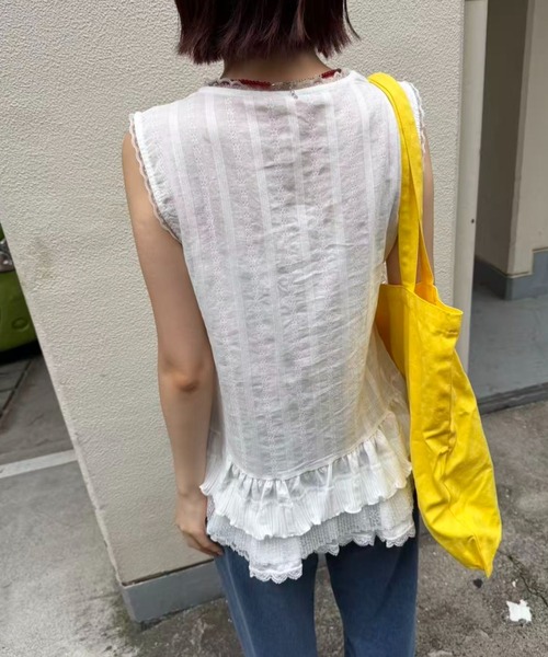 mebole(メボレ)の「ティアードレースチュニック(その他トップス・レディース・ホワイト・FREE)」の18枚目の写真
