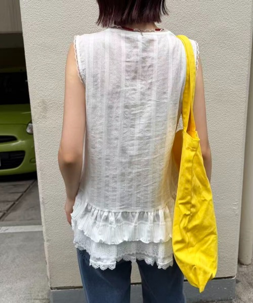 mebole(メボレ)の「ティアードレースチュニック(その他トップス・レディース・ホワイト・FREE)」の19枚目の写真