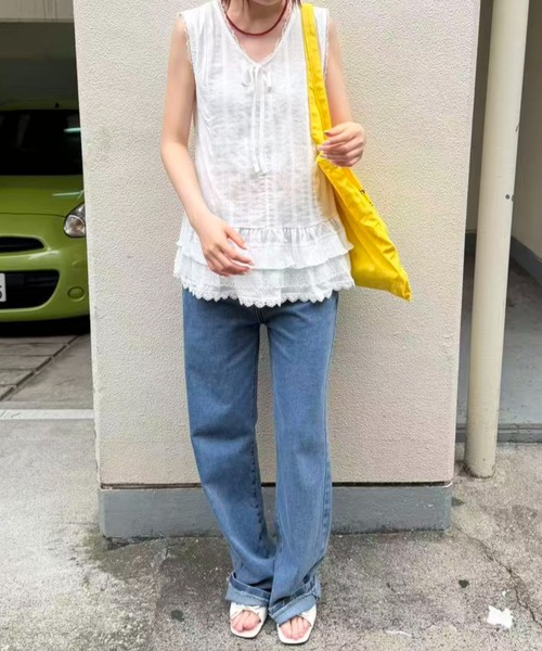 mebole(メボレ)の「ティアードレースチュニック(その他トップス・レディース・ホワイト・FREE)」の20枚目の写真