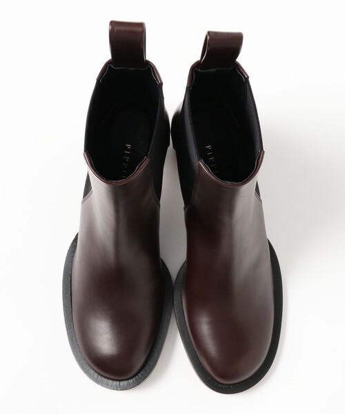 Demi-Luxe BEAMS(デミルクス ビームス)の「PIPPICHIC / OBLIQUE サイドゴアブーツ(ドレスシューズ・レディース・ブラウン・35.5/36.5/37.5)」の5枚目の写真