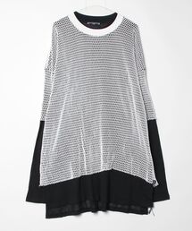 BOXY MESH LAYEREDLS TEE