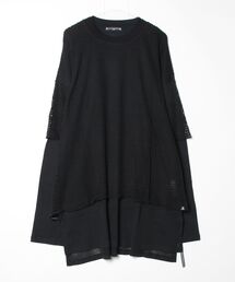 BOXY MESH LAYEREDLS TEE