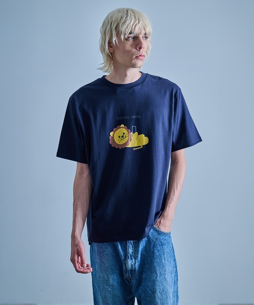 FRUIT OF THE LOOM(フルーツオブザルーム)の「Delivery today Tシャツ(Tシャツ/カットソー・メンズ・ブラック/ネイビー/ホワイト・XL/L/M)」の3枚目の写真