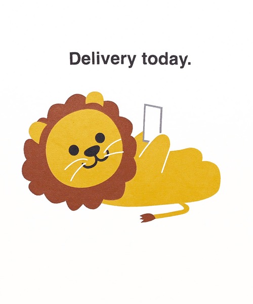 FRUIT OF THE LOOM(フルーツオブザルーム)の「Delivery today Tシャツ(Tシャツ/カットソー・メンズ・ブラック/ネイビー/ホワイト・XL/L/M)」の4枚目の写真