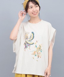 チチカカ | 汗染み防止パウワウプリントプルオーバー(Tシャツ/カットソー)