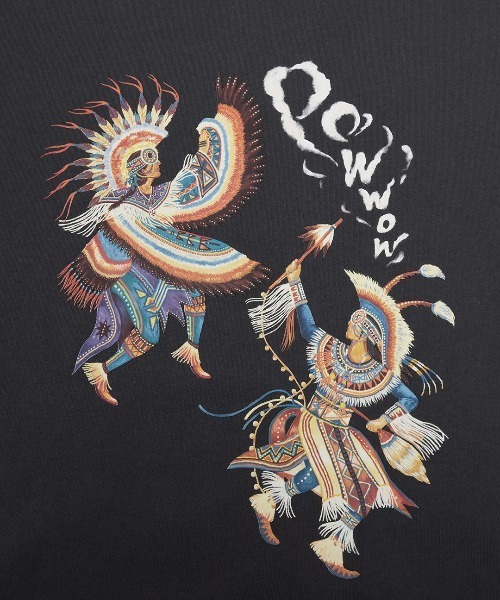 チチカカ（チチカカ）の「汗染み防止パウワウプリントプルオーバー（Tシャツ/カットソー・レディース・アイボリー/チャコールグレー/ブルーグリーン・FREE）」の15枚目の写真