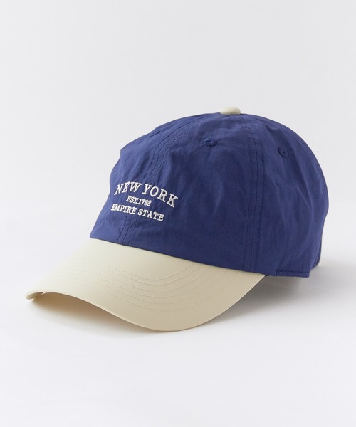 Chick(チック)の「2-Tone NEWYORK Baseball Cap / 2トーン NEWYORK ベースボールキャップ カーブバイザー レディース 2026年夏 夏服(キャップ・レディース・ホワイト/ブラック/ベージュ/ネイビー/イエロー・FREE)」の21枚目の写真