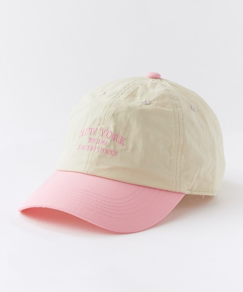 Chick(チック)の「2-Tone NEWYORK Baseball Cap / 2トーン NEWYORK ベースボールキャップ カーブバイザー レディース 2026年夏 夏服(キャップ・レディース・ホワイト/ブラック/ベージュ/ネイビー/イエロー・FREE)」の16枚目の写真