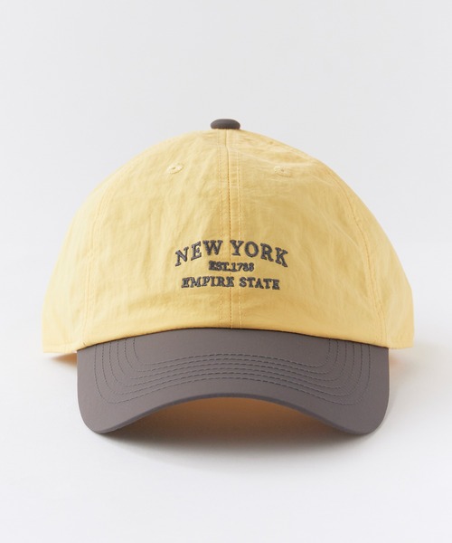 Chick(チック)の「2-Tone NEWYORK Baseball Cap / 2トーン NEWYORK ベースボールキャップ カーブバイザー レディース 2026年夏 夏服(キャップ・レディース・ホワイト/ブラック/ベージュ/ネイビー/イエロー・FREE)」の22枚目の写真