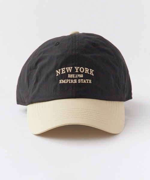 Chick(チック)の「2-Tone NEWYORK Baseball Cap / 2トーン NEWYORK ベースボールキャップ カーブバイザー レディース 2026年夏 夏服(キャップ・レディース・ホワイト/ブラック/ベージュ/ネイビー/イエロー・FREE)」の11枚目の写真