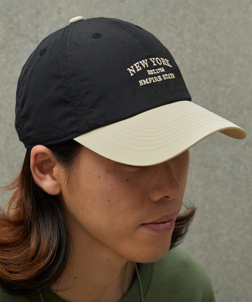 Chick(チック)の「2-Tone NEWYORK Baseball Cap / 2トーン NEWYORK ベースボールキャップ カーブバイザー レディース 2026年夏 夏服(キャップ・レディース・ホワイト/ブラック/ベージュ/ネイビー/イエロー・FREE)」の15枚目の写真