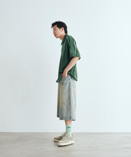 NIKE(ナイキ)の「ナイキ スポーツウェア クラブ メンズ フレンチテリー ポロ / Nike Sportswear Club Men's French Terry Polo IQ6274-323 Fir(ポロシャツ・メンズ・カモフラージュ・L/M/S/2XL/XS/XL)」の4枚目の写真
