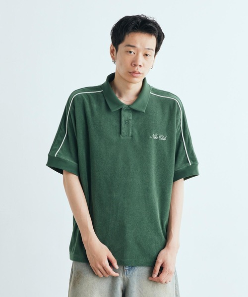 NIKE(ナイキ)の「ナイキ スポーツウェア クラブ メンズ フレンチテリー ポロ / Nike Sportswear Club Men's French Terry Polo IQ6274-323 Fir(ポロシャツ・メンズ・カモフラージュ・L/M/S/2XL/XS/XL)」の7枚目の写真