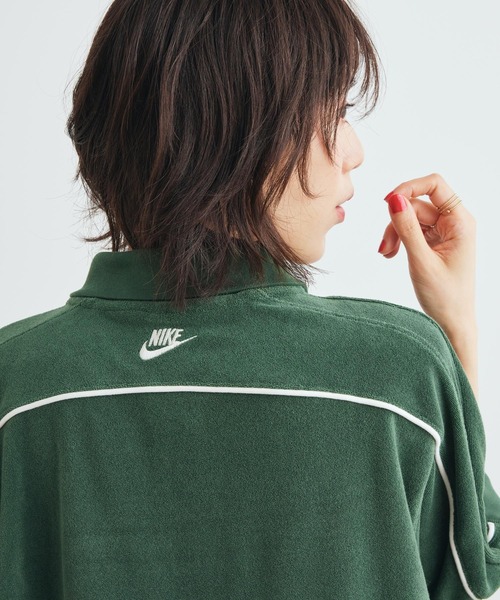 NIKE(ナイキ)の「ナイキ スポーツウェア クラブ メンズ フレンチテリー ポロ / Nike Sportswear Club Men's French Terry Polo IQ6274-323 Fir(ポロシャツ・メンズ・カモフラージュ・L/M/S/2XL/XS/XL)」の9枚目の写真