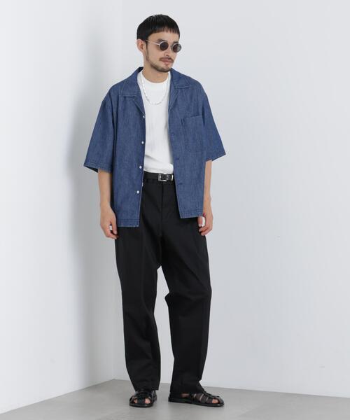 NANO universe（ナノユニバース）の「NewOnTrousers ウォッシュサテンWide テーパー（その他パンツ・メンズ・グレイッシュベージュ/ダークブラウン/ブラック・XL/M/S/L）」の19枚目の写真