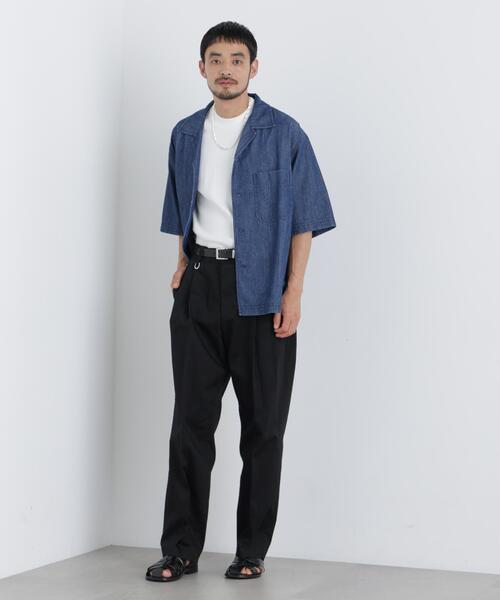 NANO universe（ナノユニバース）の「NewOnTrousers ウォッシュサテンWide テーパー（その他パンツ・メンズ・グレイッシュベージュ/ダークブラウン/ブラック・XL/M/S/L）」の20枚目の写真