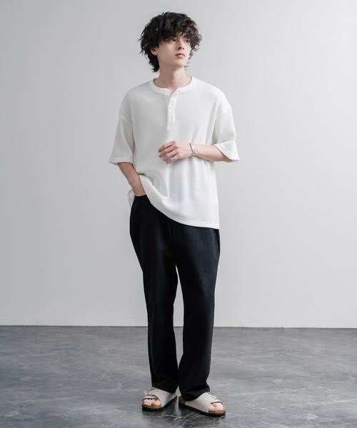Rocky Monroe(ロッキーモンロー)の「AUTENTI オーテンティ ダブルベルト レザーサンダル/フラットサンダル(サンダル・メンズ・ブラック/ダークブラウン/アイボリー・40/41/42/43)」の20枚目の写真