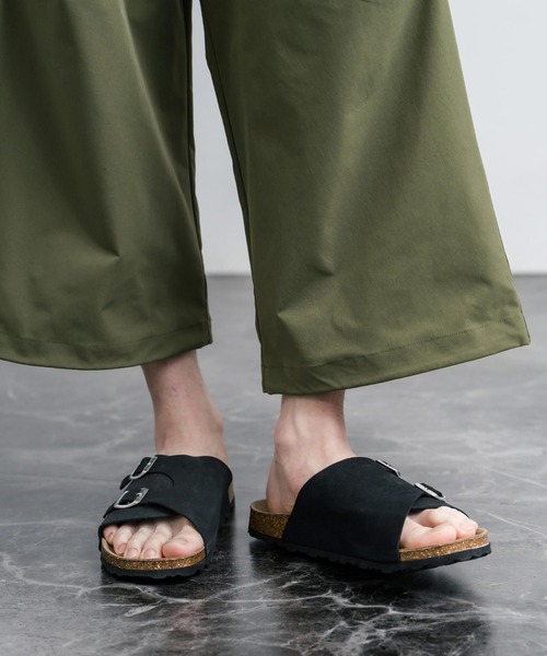 Rocky Monroe(ロッキーモンロー)の「AUTENTI オーテンティ ダブルベルト レザーサンダル/フラットサンダル(サンダル・メンズ・ブラック/ダークブラウン/アイボリー・40/41/42/43)」の17枚目の写真