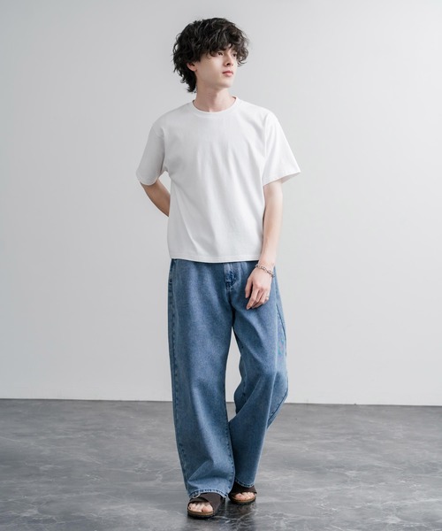 Rocky Monroe(ロッキーモンロー)の「AUTENTI オーテンティ ダブルベルト レザーサンダル/フラットサンダル(サンダル・メンズ・ブラック/ダークブラウン/アイボリー・40/41/42/43)」の10枚目の写真