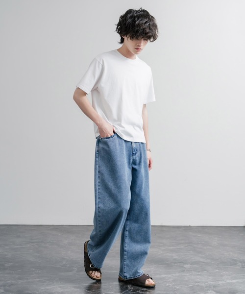 Rocky Monroe(ロッキーモンロー)の「AUTENTI オーテンティ ダブルベルト レザーサンダル/フラットサンダル(サンダル・メンズ・ブラック/ダークブラウン/アイボリー・40/41/42/43)」の9枚目の写真