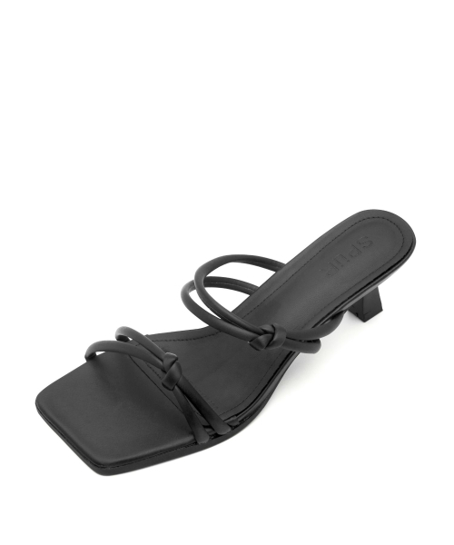 SPUR(シュプール)の「ロッサンツイステッドストラップミュールサンダル 6.2cm -US9059 (3カラー)(サンダル・レディース・ブラック/ベージュ/シルバー・22.5cm/23cm/23.5cm/24cm/24.5cm/25cm)」の7枚目の写真