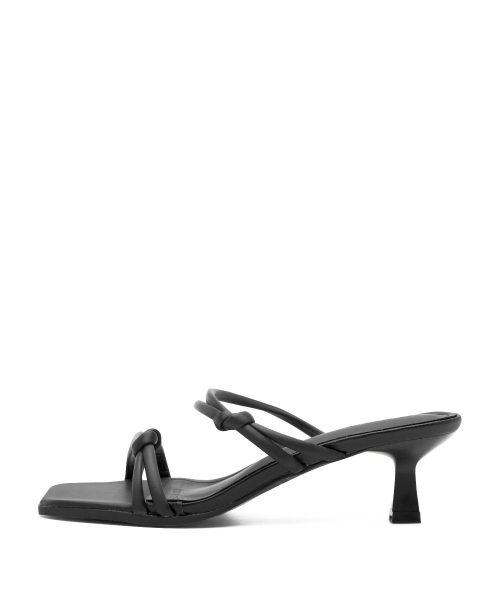 SPUR(シュプール)の「ロッサンツイステッドストラップミュールサンダル 6.2cm -US9059 (3カラー)(サンダル・レディース・ブラック/ベージュ/シルバー・22.5cm/23cm/23.5cm/24cm/24.5cm/25cm)」の8枚目の写真