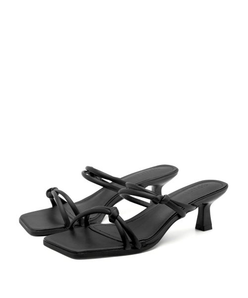 SPUR(シュプール)の「ロッサンツイステッドストラップミュールサンダル 6.2cm -US9059 (3カラー)(サンダル・レディース・ブラック/ベージュ/シルバー・22.5cm/23cm/23.5cm/24cm/24.5cm/25cm)」の9枚目の写真