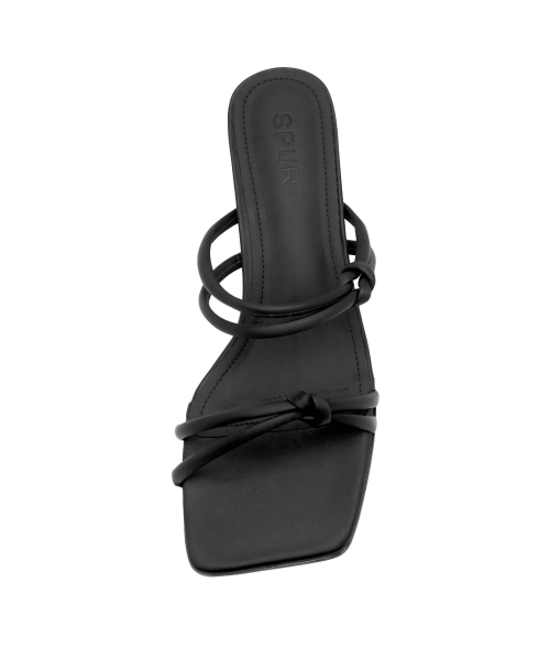 SPUR(シュプール)の「ロッサンツイステッドストラップミュールサンダル 6.2cm -US9059 (3カラー)(サンダル・レディース・ブラック/ベージュ/シルバー・22.5cm/23cm/23.5cm/24cm/24.5cm/25cm)」の10枚目の写真