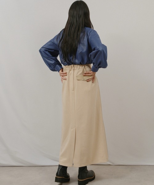 palm RICHE(ポームリシュ)の「無地ボウタイブラウス(シャツ/ブラウス・レディース・ブラック/ブルー/アイボリー・M)」の21枚目の写真