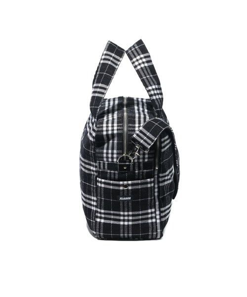 XLARGE(エクストララージ)の「PLAID TOTE BAG(トートバッグ・メンズ・ブラウン/ブラック/オリーブ・ONE SIZE)」の8枚目の写真