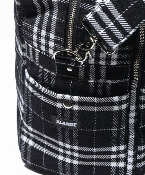 XLARGE(エクストララージ)の「PLAID TOTE BAG(トートバッグ・メンズ・ブラウン/ブラック/オリーブ・ONE SIZE)」の10枚目の写真