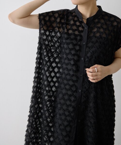 ear PAPILLONNER(イアパピヨネ)の「カットJQシャツコーデセット【SUM1 STYLE】(つなぎ/オールインワン・レディース・ブルー/ブラック・FREE)」の22枚目の写真