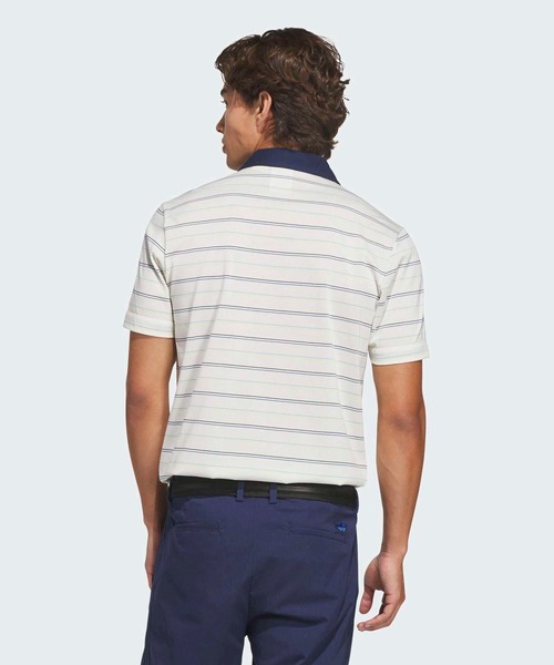 adidas(アディダス)の「オリジナルス アーカイブ ストライプ ポロ【adidas Golf/アディダスゴルフ】(ポロシャツ・メンズ・ホワイト系その他・XX-LARGE/3XL/LARGE/MEDIUM/SMALL/X-LARGE)」の2枚目の写真