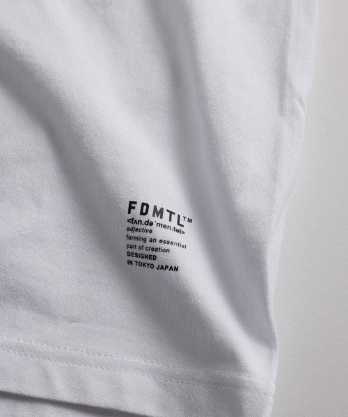 FDMTL(ファンダメンタル)の「FDMTL/ファンダメンタル/CIRCLE SASHIKO TEE(Tシャツ/カットソー・メンズ・ホワイト/ネイビー・4/3/2/1)」の6枚目の写真
